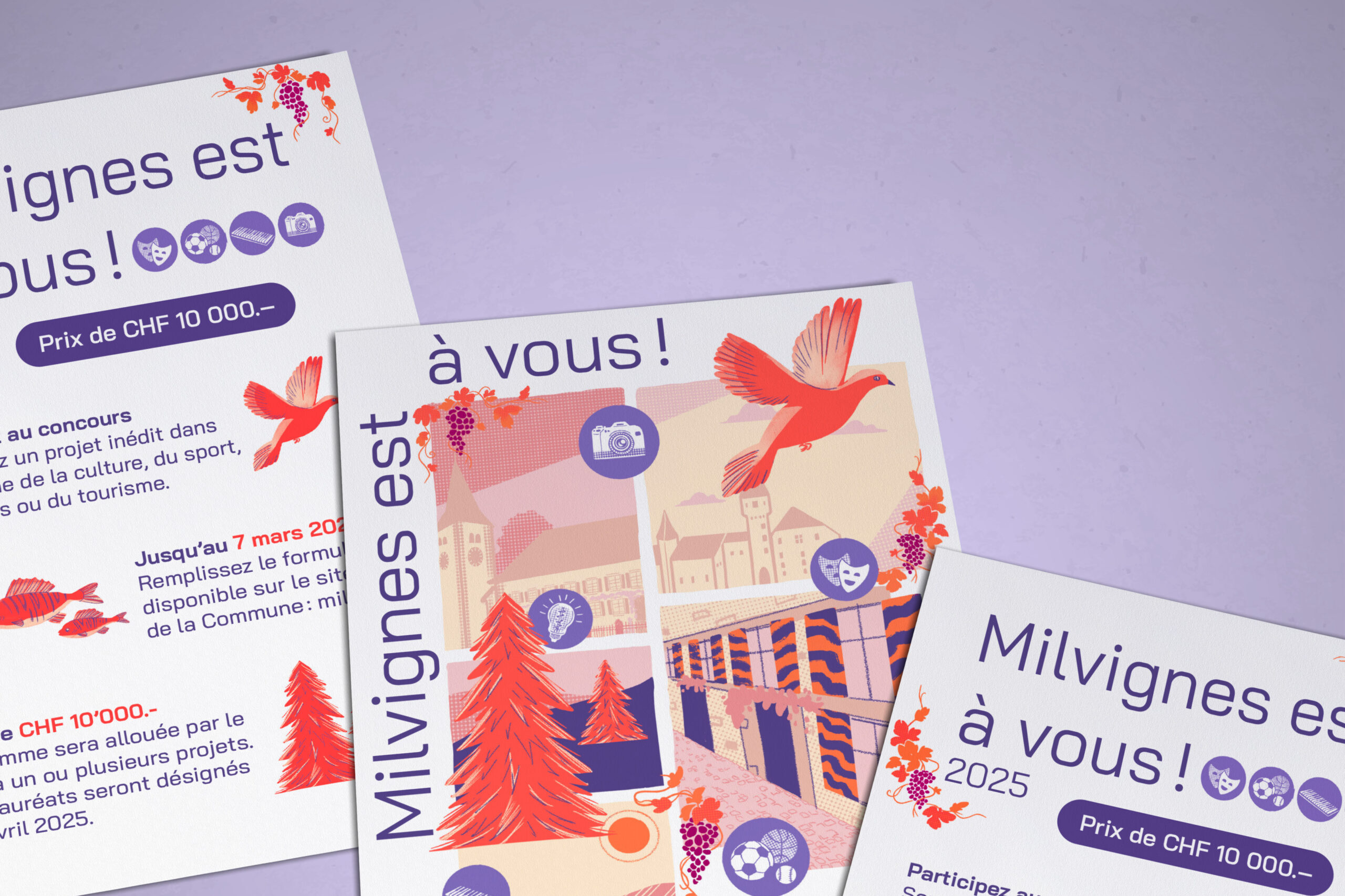 Valérie Bourquin, cartes de visites